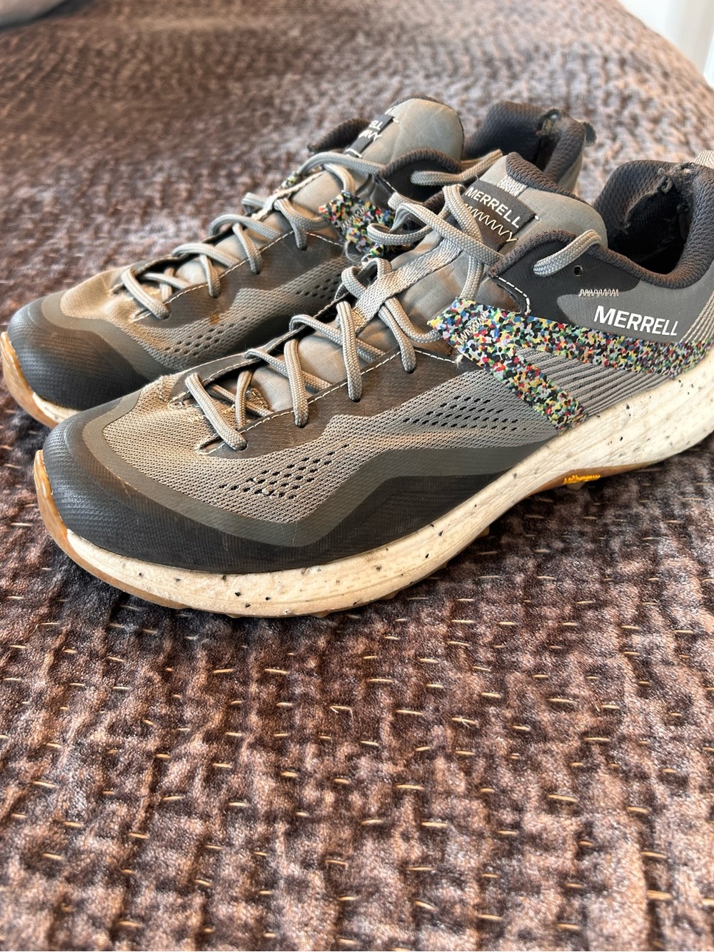 Merrell Men's Gray Trail Running Shoes